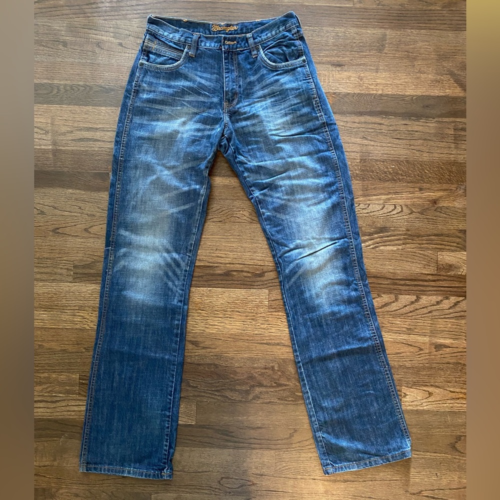 Men’s bootcut Wranglers